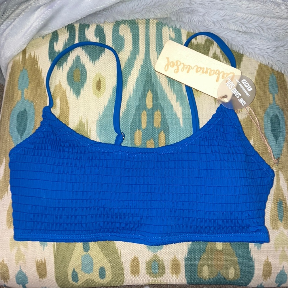 Blue Swim Top 👙